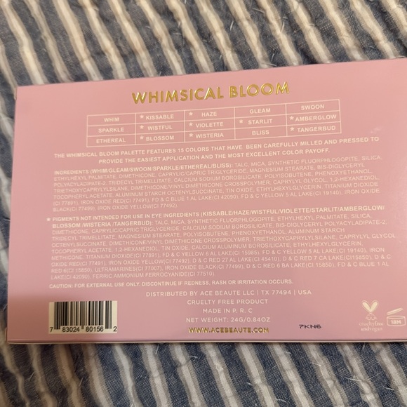 Ace Beauté Whimsical Bloom Palette New - Picture 3 of 3